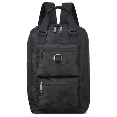 Produktbild von DELSEY PARIS Freizeitrucksack Rucksack mit Laptopfach Citypak Backpack 15.6" 15L Black Camouflage schwarz