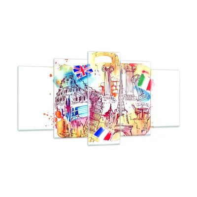 Produktbild von Bilder auf glas - Reisen Europa Geschichte Schloss - 160x85cm - Glasbilder - Wandbilder - Kunstdruck - zum Aufhängen bereit - Wanddekoration aus Glas - Glas Bilder - Wandbild auf Glas - GEA160x85-3045