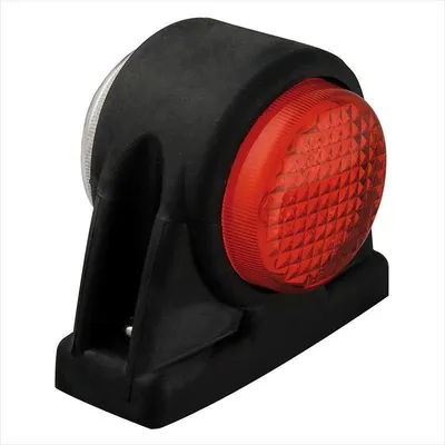 Produktbild von Umrissleuchte 12/24V rot/weiß 101x82mm LED