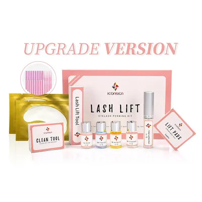 Produktbild von Wimpernlifting Set 10-teilig Wimpern Dauerwelle Lash Lift Kit mit Lifting Pads Kleber Lotionen und Zubehör für Wimpern Styling