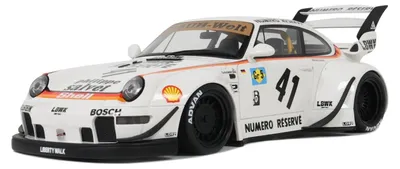 Image de Kit carrosserie RWB pour Porsche 911 Kato-San, blanc, modèle réduit 1:18 GT Spirit