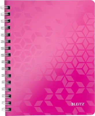 Produktbild von Leitz WOW, Pink, A5, 80 Blätter, 80 g/m², Kariertes Papier