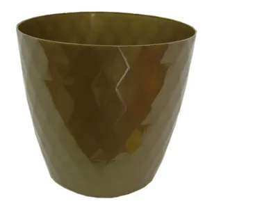 Image de Pot de fleur Don-Plast Cristal Doré 12 cm