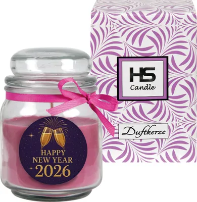 Image de Bougie parfumée en pot - Nouvel An lavande pot à bonbons 300 g