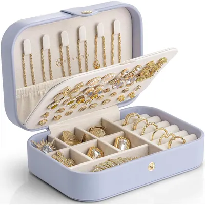 Image de Boîte de voyage, petite, couleur lilas clair, en