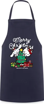 Produktbild von Spreadshirt Hello Kitty Und Cinnamoroll Weihnachten Kochschürze, One size, Navy