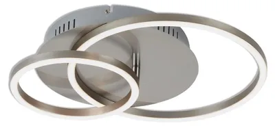 Produktbild von LED Deckenleuchte in Stufen Dimmbar Memoryfunktion 30W silber Metall Briloner