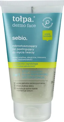 Produktbild von Tolpa Dermo Face Sebio Waschgel-Peeling für das Gesicht 150 ml