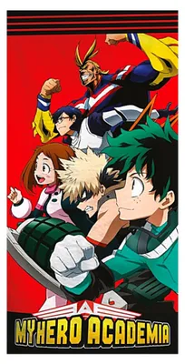 Produktbild von My Hero Academia Badetuch Strandtuch Badehandtuch Strandlaken 70 x 140 cm