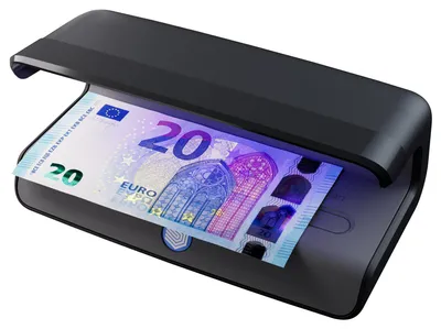 Produktbild von SafeScan 55 LED UV Prüfgerät für Währungen, Pässe Schwarz