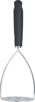 Image de Presse-purée, presse-légumes en acier inoxydable, poignée en caoutchouc souple, inoxydable, résistant aux taches