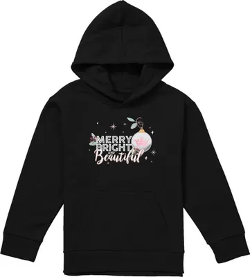 Produktbild von Disney Princess - "Merry, Bright And Beautiful" Kapuzenpullover für Kinder, weihnachtliches Design TV22167 (140) (Sportliches Heather)
