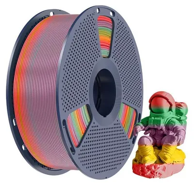 Produktbild von Sunlu PLA Rainbow Filament, 1,75mm, 1kg - Farbton: Rainbow 01