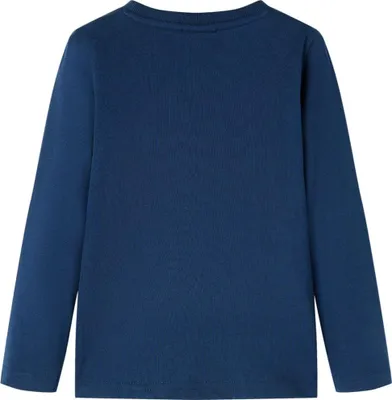 Produktbild von vidaXL Kinder-Langarmshirt Marineblau 92