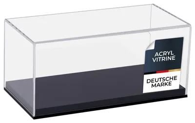 Produktbild von HMF 46801 Acryl Vitrine für Modellautos, Figuren, 24 x 12 x 11 cm