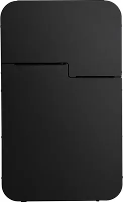 Produktbild von MEFA Briefkasten Retro 620 schwarz, Postkasten + Schloss, 539x322x132 mm 620100M
