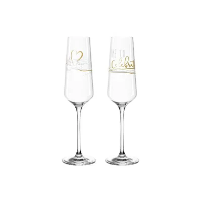 Produktbild von LEONARDO Sektglas 280ml Celebrat, klar, 2-teilig (1 Set)