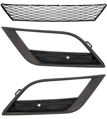 Produktbild von SET Lüftungsgitter GRILL GITTER Stoßstange vorne Für SEAT IBIZA 6J 2012 - 2017