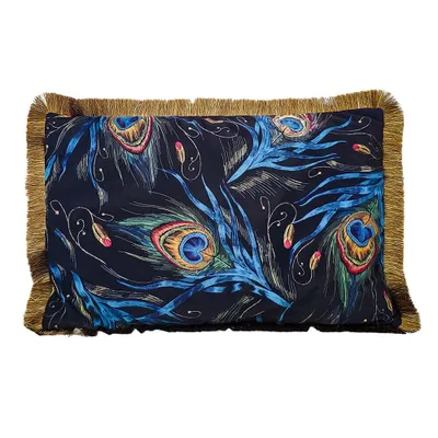 Produktbild von Mars & More kissen samt pfau schwanz goldrüschen 40x60cm*