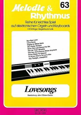 Produktbild von Lovesongs: für E-Orgel / Keyboard