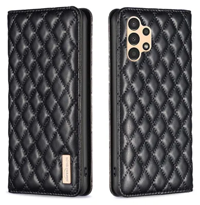 Immagine prodotto di Custodia Galaxy A13, elegante custodia in pelle flip portacarte con supporto per Samsung Galaxy A13 4G / A13 5G Nero