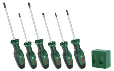 Image de Bosch DIY Tournevis+Magnétiseur Set,6x - 1600A02W7L