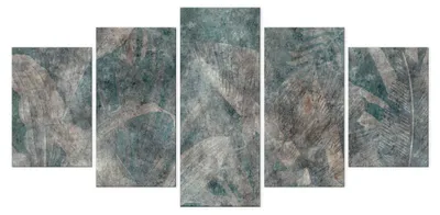 Immagine prodotto di LUMASOUL Quadri su tela con motivi natura, quadri da parete cornice in legno, quadri 100x50cm foglie 6