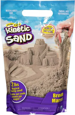 Produktbild von Spin Master 57019 Kinetic Sand Colour Bag Braun (907gr)