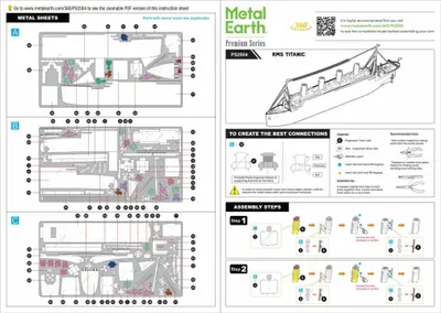 Produktbild von METAL EARTH 3D Puzzle Premium Serie: Titanic