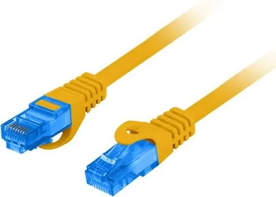 Zdjęcie produktu dla Lanberg PCF6A-10CC, 1,5 m, Cat6a, S/FTP (S-STP), RJ-45, RJ-45, Pomarańczowy