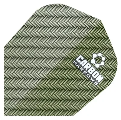 Produktbild von Harrows - Dart Flights "Lotka", Kohlen-Schwarz 3er-Pack MR78238 (Einheitsgröße) (Grün)