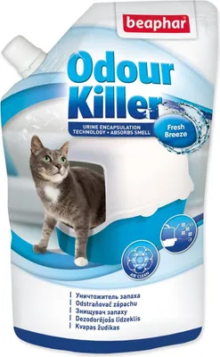 Produktbild von Beaphar Geruchskiller 400g gegen Katzenuringeruch, neutralisiert Ursache, für alle Katzenstreu