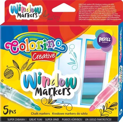 Image de Marqueurs en verre Colorino 5 pcs 39637PTR