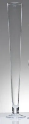 Produktbild von 12er SET Bodenvasen Glasvasen CIELO konisch mit Fuß H. 60cm D. 11cm Sandra Rich
