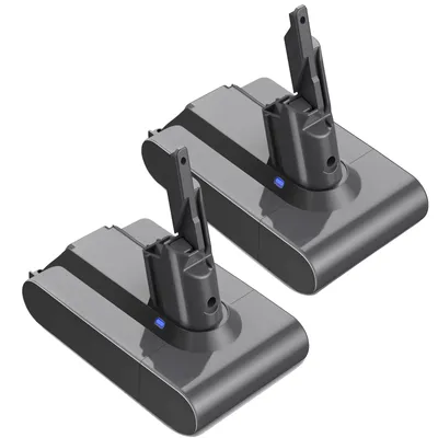 Obrázek produktu pro Baterie pro vysavač Dyson V7, kapacita 6000 mAh, napětí 21,6 V, 2 kusy 6000 mAh