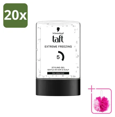 Obrázok produktu pre 20 kusov gélu Taft Men Power Gel Extreme, silná fixácia, 5 – 300 ml – balenie s 20 kusmi