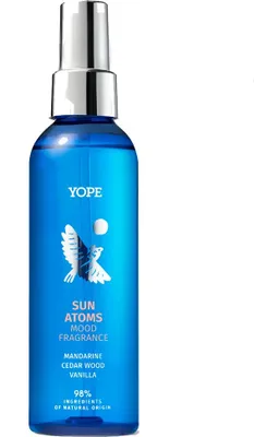 Immagine prodotto di Yope Sun Atoms Mood Fragrance - Spray rinfrescante per il corpo con un contenuto di idratazione del 98%, 150 ml → Yope Sun Atoms Mood Fragrance - Spray rinfrescante per il corpo con un alto contenuto di idratazione, 150 ml