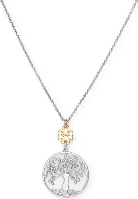 Produktbild von AMEN CLALABR3 Damen Collier Lebensbaum Tree of Life 925 Silber 45 cm