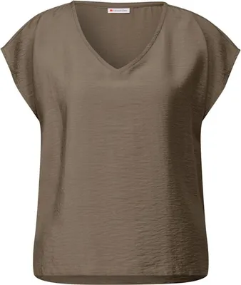 Produktbild von EOS_V-Neck Top w. Dropped Shou 16621 mute mocha Größe 38