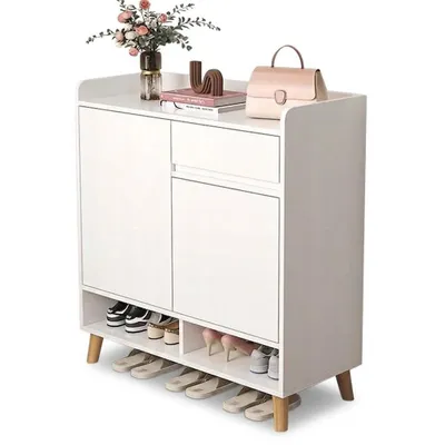 Produktbild von Kommode, Schuhschrank, weißer Kleiderschrank, Aufbewahrung von Schuhen