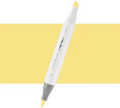 Zdjęcie produktu dla Dwustronny pędzel i dłuto OHUHU, Y050 Summer Lemon