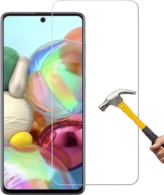 Produktbild von ino Schutzglas kompatibel mit Samsung Galaxy A71  Panzerglas  Panzerfolie Displayschutzglas Schutz Glasfolie Displayglas 9H