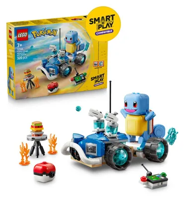Immagine prodotto di LEGO SMART Play™: L'avventura del treno con Squirtle, set da costruzione, adatto a bambini dai 7 anni in su, materiale: plastica, 320 pezzi, peso: 454 g