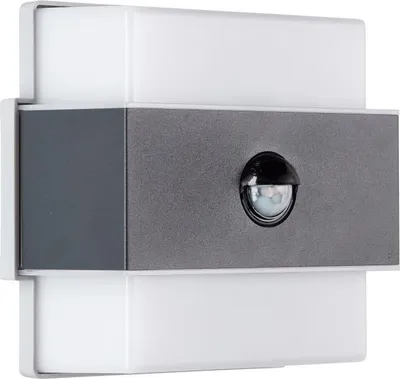 Productafbeelding van Buitenwandlamp met sensor, BRILLIANT ARCHIE, metaal en kunststof, antraciet, geïntegreerde LED, 7,5 W, IP44