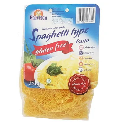 Obrázok produktu pre Balviten Hrubé cestoviny 250 g Bez lepku