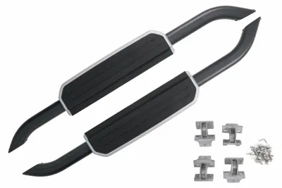 Image de Marchepieds latéraux pour Land Rover Defender 90 L663 2020+ Black Edition.