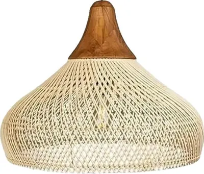 Produktbild von Kronleuchter, Rattanweberei, Elegantes Design, 6045, Keine Glühbirne (E27)-b