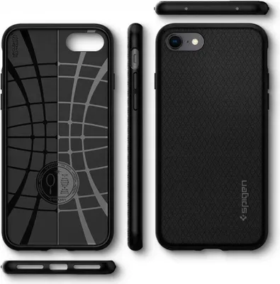 Immagine prodotto di Spigen LIQUID AIR IPHONE 7 / 8 / SE 2020 / 2022 NERO custodia per cellulare