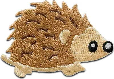 Produktbild von Igel Tier Kinder - Aufnäher, Bügelbild, Aufbügler, Applikationen, Patches, Flicken, Zum Aufbügeln, Größe: 5 x 3,5 cm