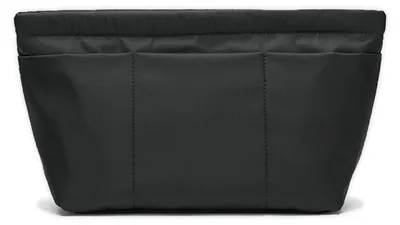 Image de Sac de rangement pour cosmétiques en nylon et toile, avec fermeture éclair